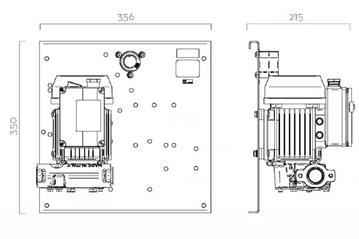 Заправочный комплект для дизеля 220 в Piusi ST PANTHER 56 А60 000286P00